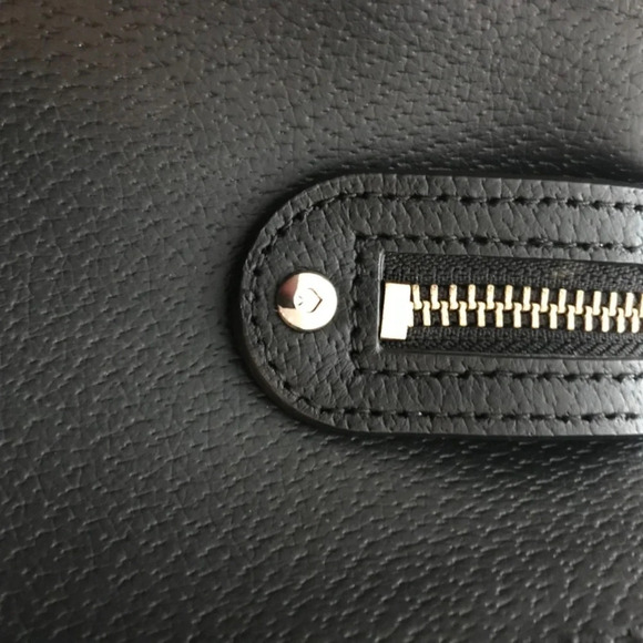 KATE SPADE Grove Street Caley Satchel Black White - Picture 6 of 9